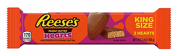 Reese's Peanut Butter Hearts King Size (24 x 68g)