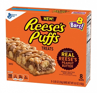 Reese's Puffs Treats Bars 8 Pack (192g)