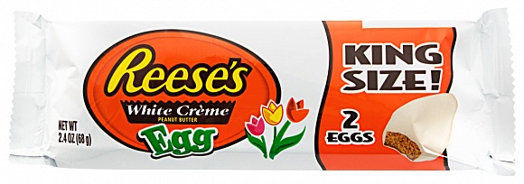 Reese's White Chocolate Peanut Butter King Size Eggs (Case of 24)