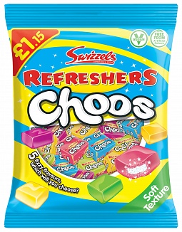 Swizzels Refreshers Choos £1.15 PMP (12 x 115g)