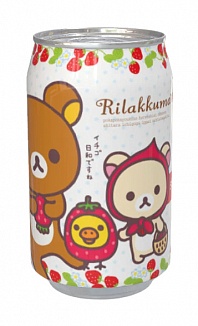 Kawaji x Rilakkuma Soda Strawberry (12 x 330ml)