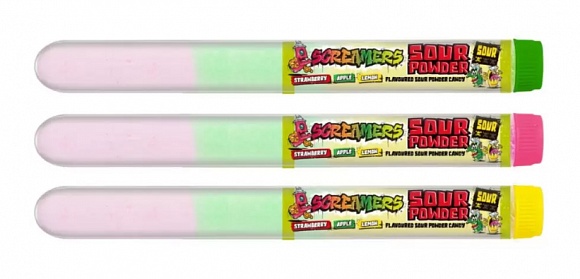 Zed Candy Screamers Sour Powder Tubes (30 x 15g)