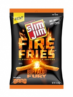 Slim Jim Fire Fries Buffalo Fury (12 x 78g)