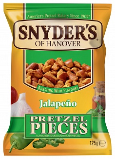 Snyder's Pretzel Pieces Jalapeño (10 x 125g)