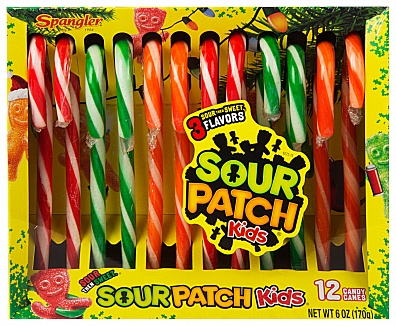 Sour Patch Kids Candy Canes (12ct)
