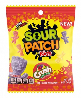 Sour Patch Kids Crush Fruit Mix (12 x 141g)