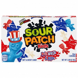 Sour Patch Kids Red White & Blue (12 x 87g)