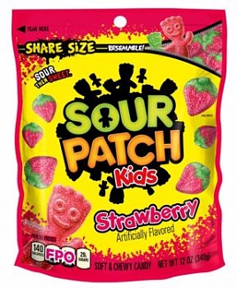 Sour Patch Kids Strawberry Share Size (12 x 340g)