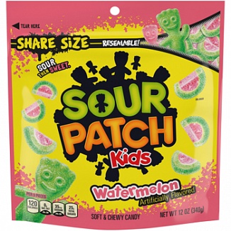 Sour Patch Kids Watermelon Share Size (12 x 340g)
