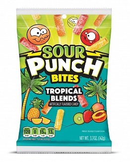 Sour Punch Bites Tropical Blends (12 x 142g)