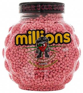 Sour Strawberry Millions Jar (2.27kg)