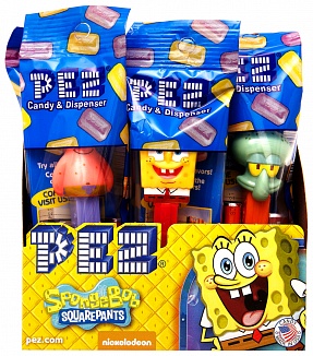 SpongeBob SquarePants PEZ Mix (US) (12 Assorted)
