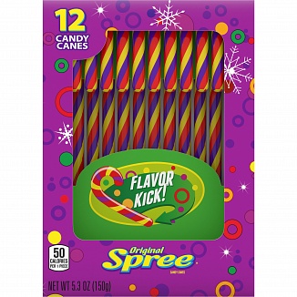 Spree Candy Canes 12 Pack (12 x 150g)