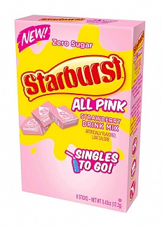Starburst Singles To Go All Pink (12 x 12g)