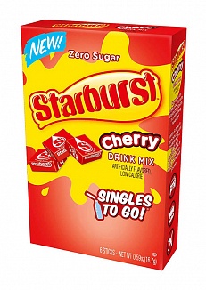 Starburst Singles To Go Cherry (12 x 17g)