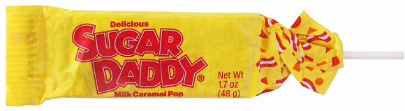 Sugar Daddy Milk Caramel Pop (24 x 48g)