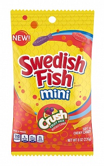 Swedish Fish Mini Crush Fruit Mix (226g)