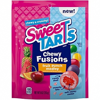 SweeTARTS Chewy Fusions Fruit Punch Medly (8 x 255g)