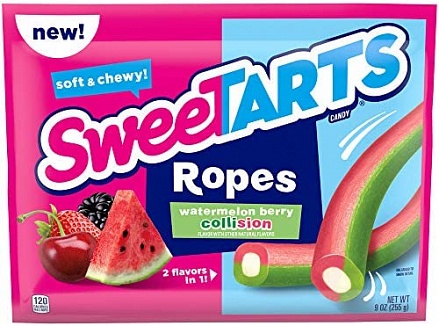 SweeTARTS Ropes Collision Watermelon Berry (12 x 255g)