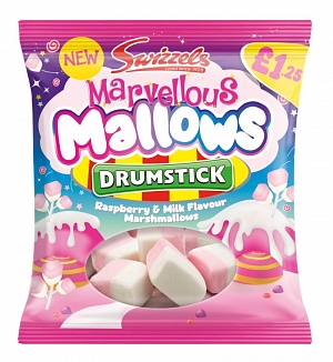 Swizzels Drumstick Marvellous Mallows £1.25 PMP (12 x 100g)