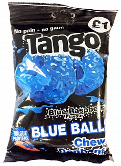 Tango Chewy Bonbons Blue Raspberry £1 PMP (100g)