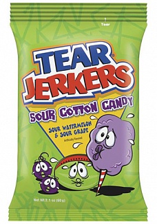 60g jerkers sour tear candy cotton