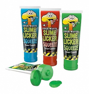 Toxic Waste Slime Licker Squeeze Sour Candy (12 x 70g)