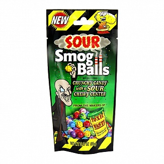 Toxic Waste Sour Smog Balls Bag (12 x 84g)