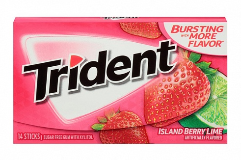 Trident Island Berry Lime Gum (Box of 12)