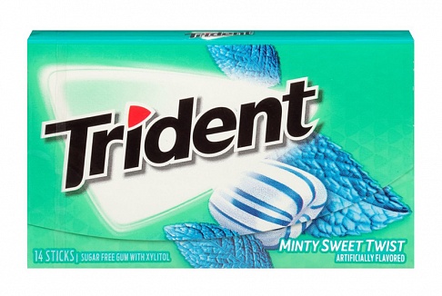 Trident Minty Sweet Twist Gum (Box of 12)