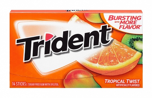 Trident Gum Tropical Twist (12 x 12 x 31g)