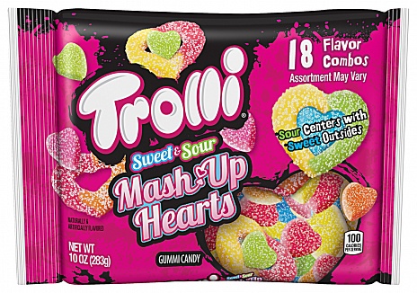 Trolli Sweet & Sour MashUp Hearts (18 x 283g)