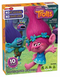 Trolls Fruit Snack 10 Pack (8 x 226g)