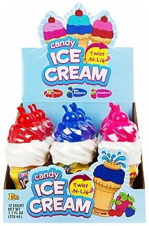 Twist-N-Lik Candy Ice Cream (Box of 12)