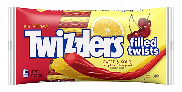 Twizzlers Filled Twists Sweet & Sour (12 x 312g)