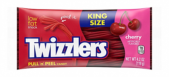 Twizzlers Pull 'n' Peel King Size Cherry (15 x 119g)