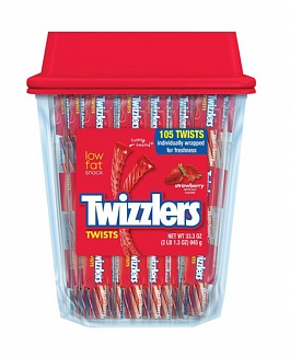 Twizzlers Strawberry 105 Twists (945g)