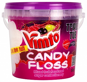 Vimto Candy Floss Triple Tub (6 x 50g)
