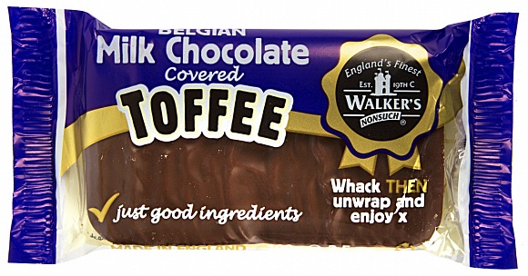 Walker's Milk Chocolate Covered Toffee Tray (100g)