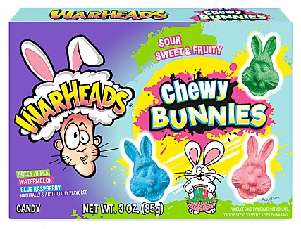 Warheads Chewy Bunnies (12 x 85g)