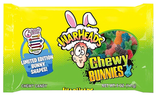 Warheads Easter Chewy Bunnies (142g)