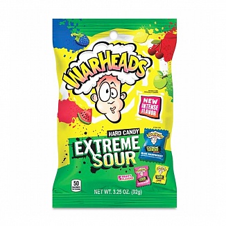 Warheads Hard Candy Extreme Sour (12 x 92g)