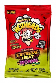 Warheads Hothead Extreme Heat Worms Tropical (141g)