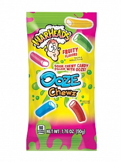 Warheads Ooze Chewz Ropes (10 x 50g)