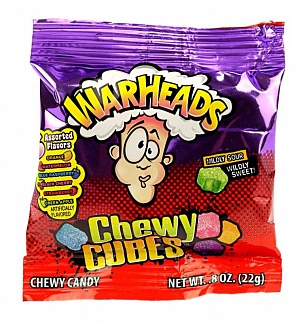 Warheads Sour Chewy Cubes Minis (6 x 42ct)