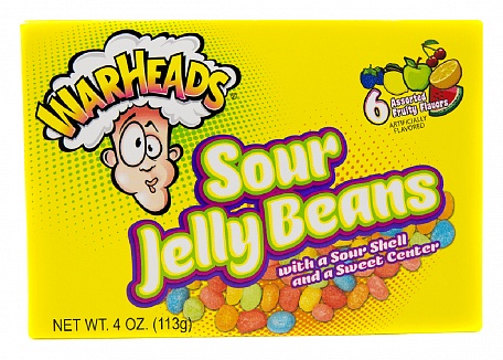 Warheads Sour Jelly Beans (12 x 113g)