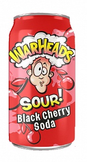 Warheads Sour Soda Black Cherry (12 x 355ml)