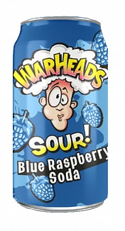 Warheads Sour Soda Blue Raspberry (12 x 355ml)