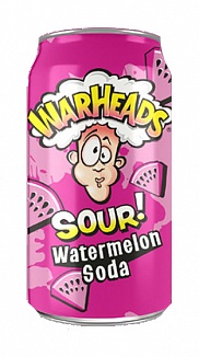 Warheads Sour Soda Watermelon (12 x 355ml)