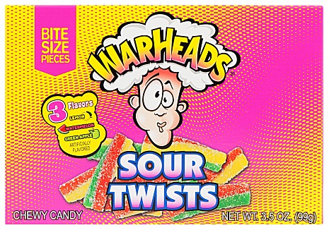 Warheads Sour Twists (12 x 99g)
